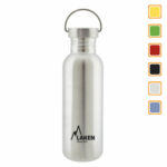 Botella de acero inoxidable LAKEN basic steel 0,75 litros.