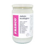 Jabón natural ecológico FRESCO en pasta. Multiusos para el hogar