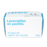 Lavavajillas sólido natural ecológico FRESCO en pastilla. Hecho a base de jabón de Castilla